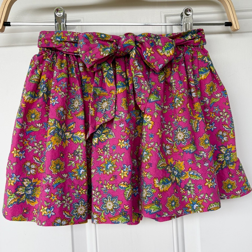 •Ralph Lauren• Girls Pink Floral Lined Skirt - Size 5
